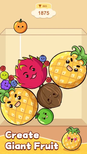 Gameplay screenshot 3 from Fruit Merge: Match Game - Puzzle game